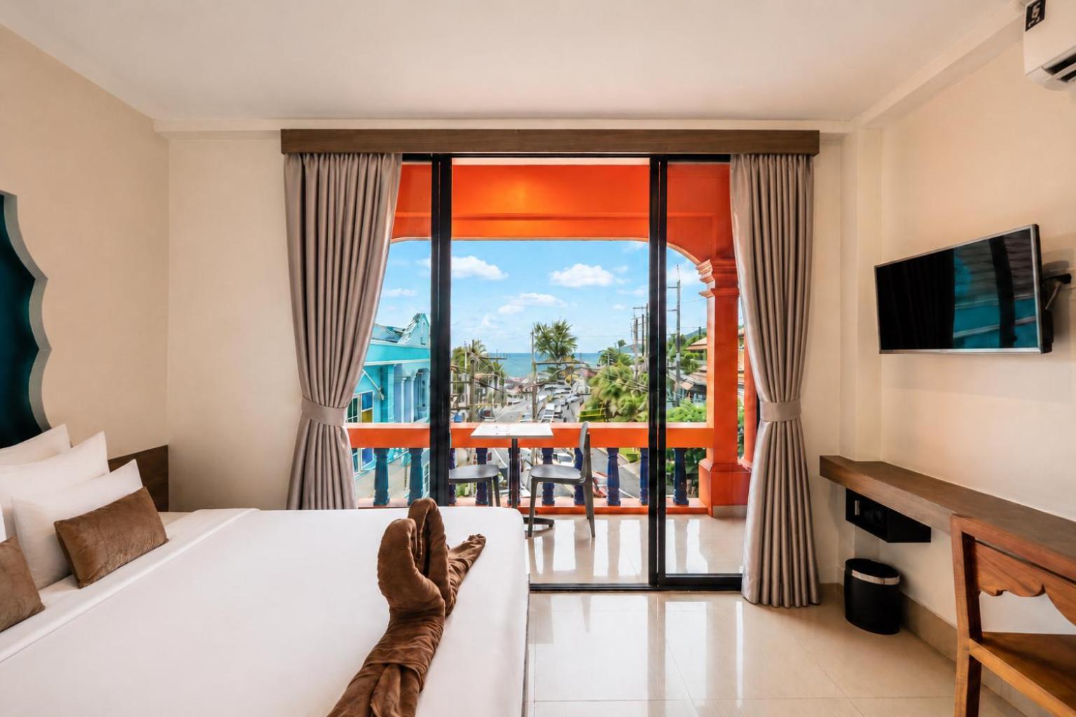 Quarto Duplo Superior com Vista do Mar